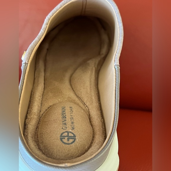 GIANI BERNINI suede open back slip on shoes - Picture 4 of 7